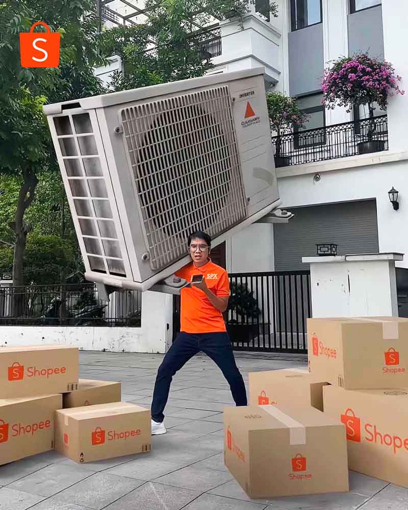 Đồng phục văn phòng nhân viên shopee