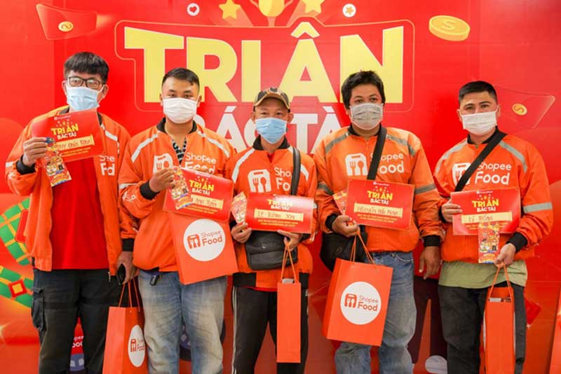 Đồng phục nhân viên shopee food
