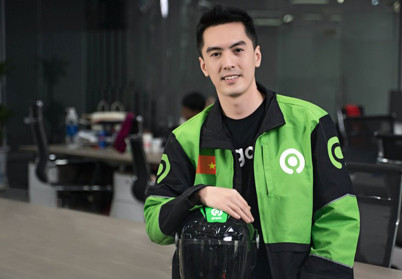 Mẫu áo khoác gió đồng phục Gojek