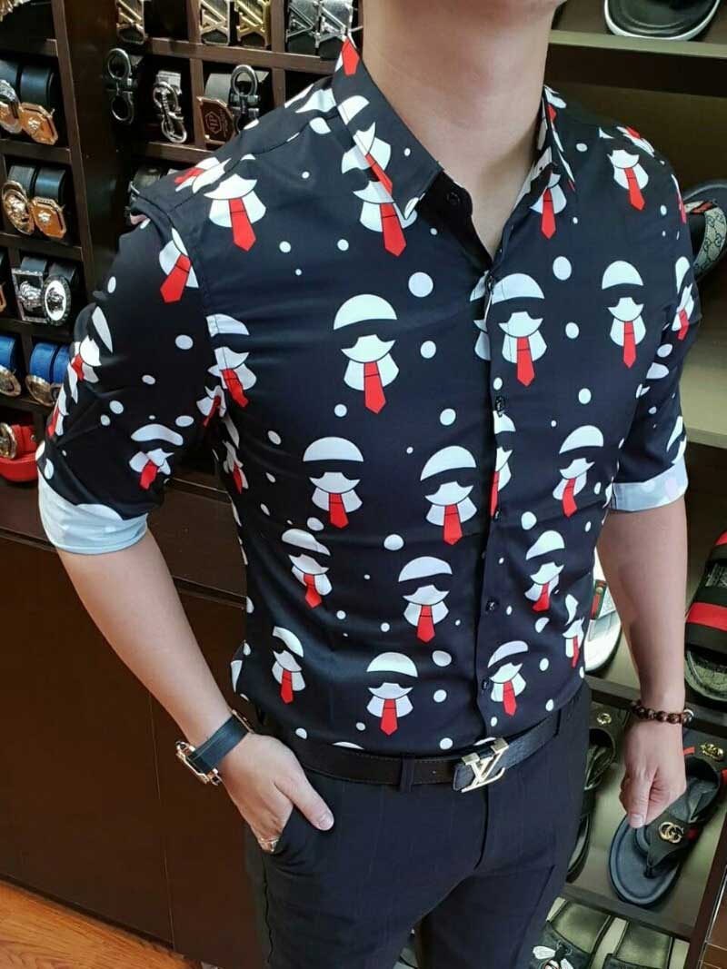 Sơ mi nam vải voan