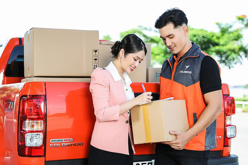Các mẫu áo đồng phục công ty Lalamove