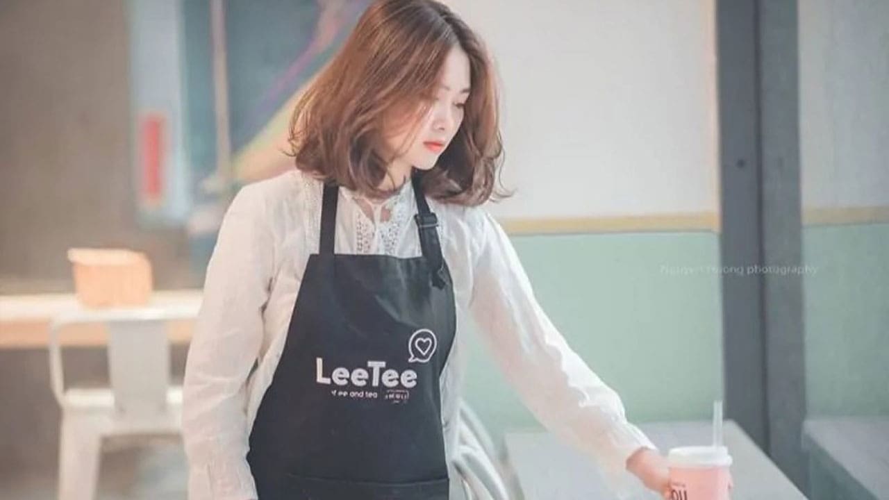 Mẫu đồng phục trà sữa Leetee