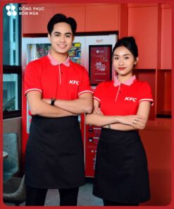 Chất liệu vải may đồng phục thương hiệu KFC