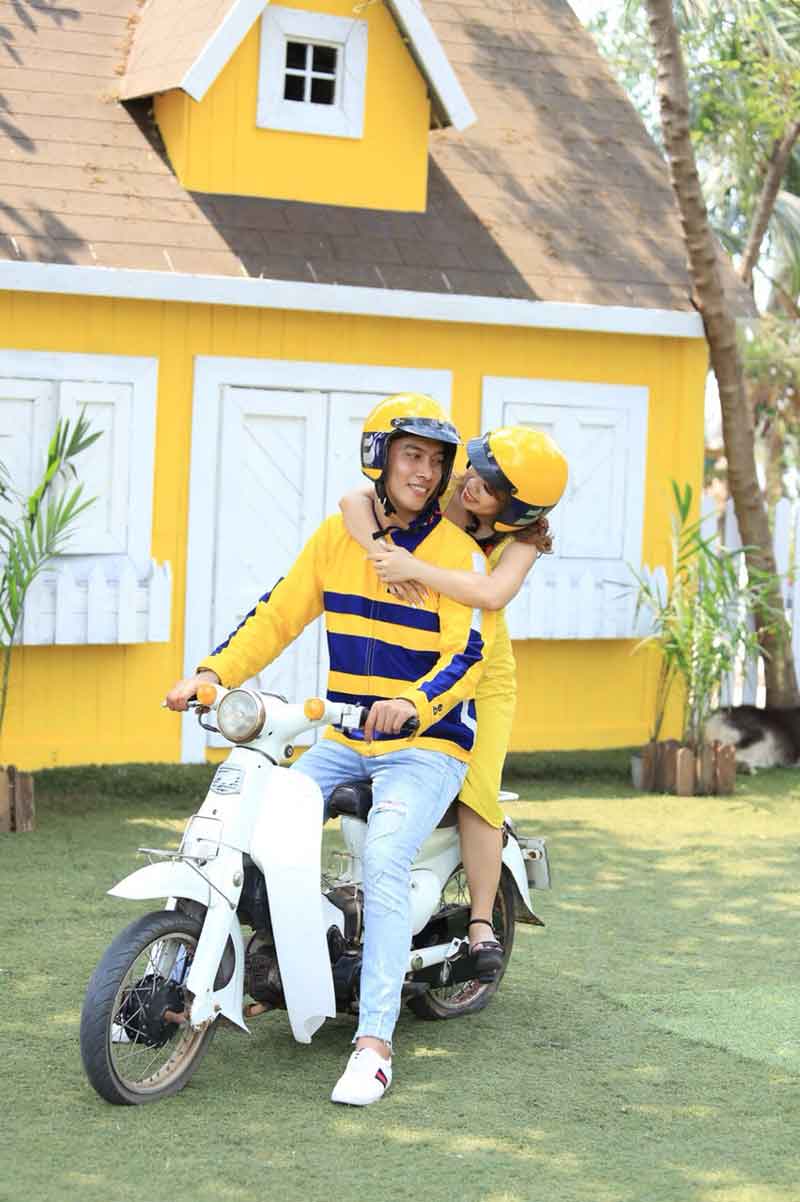 Áo khoác gió đồng phục Be Bike ấn tượng bắt mắt giá bao nhiêu 3 Đồng Phục Bốn Mùa cơ sở nhận may áo khoác gió đồng phục công ty