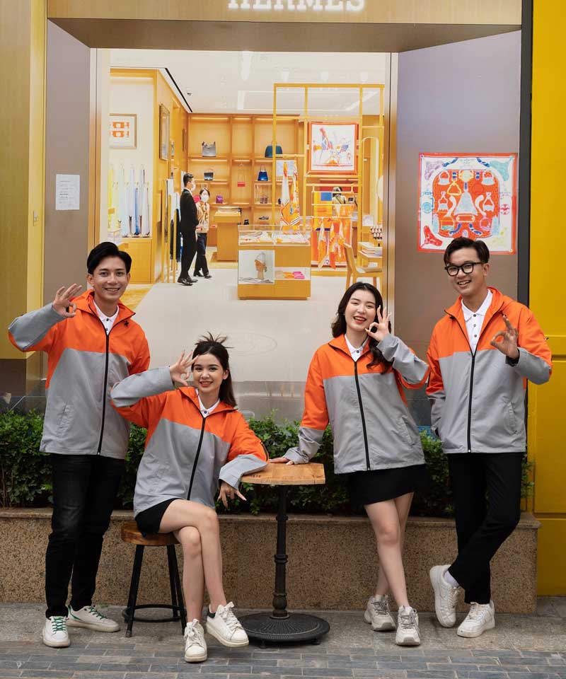 Nhận may áo khoác đồng phục công ty tại Hà Nội
