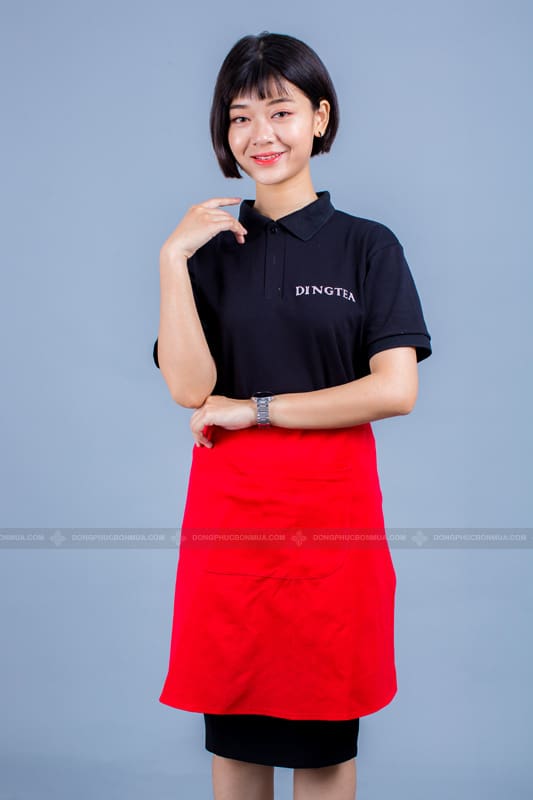 Áo đồng phục cổ bẻ thương hiệu DingTea 1 Áo đồng phục cổ bẻ thương hiệu DingTea