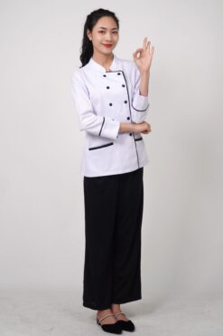 Ao bep dai tay mau trang 4