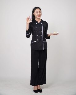 Ao bep mau den dai tay soc trang 3