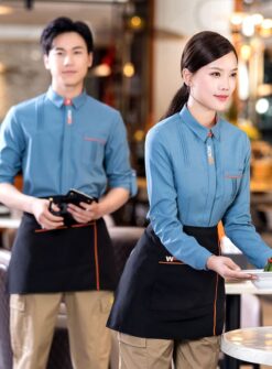 ao dong phuc so mi nha hang giau cuc ao