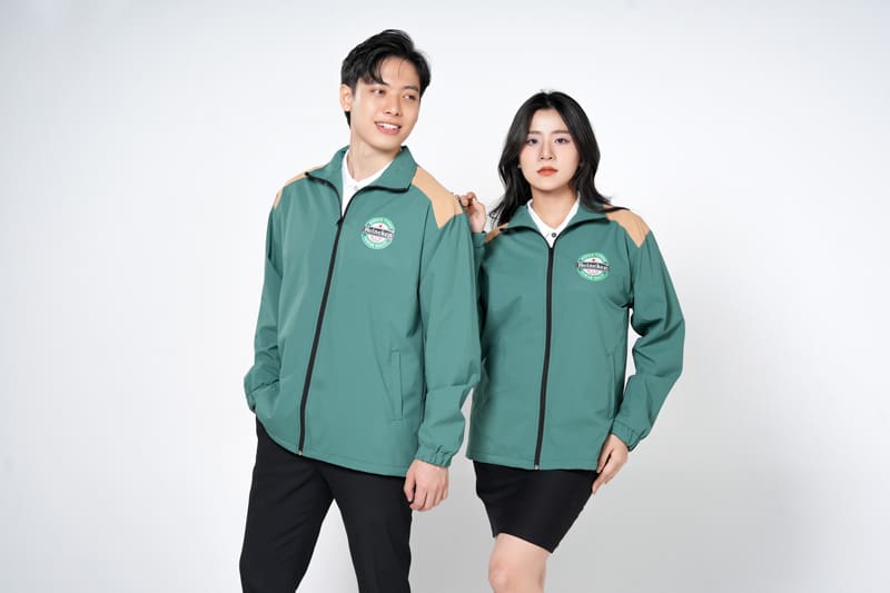 Áo khoác chống nước đồng phục công ty Heineken 1 Áo khoác chống nước đồng phục công ty Heineken
