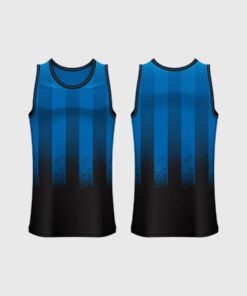 Áo ba lỗ singlet chạy bộ xanh phối đen [MẪU MỚI]