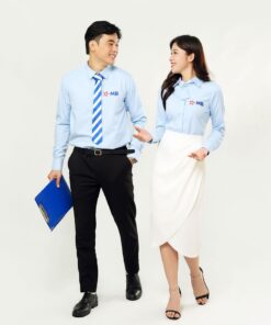 ao so mi dong phuc ngan hang mb bank