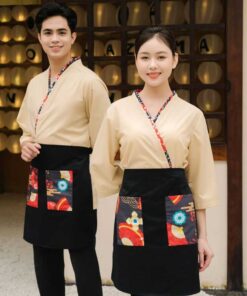 Kiểu dáng thiết kế mẫu đồng phục nhà hàng Nhật Bản