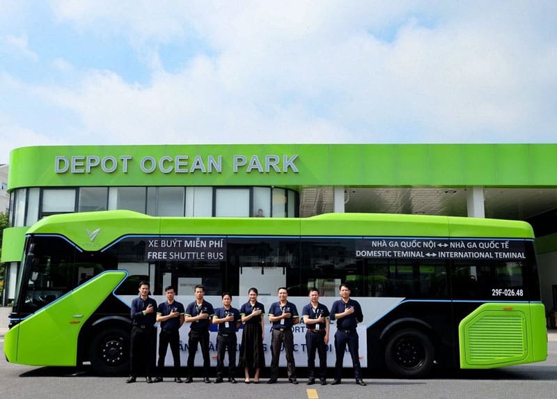 Áo thun đồng phục xe buýt Vinbus