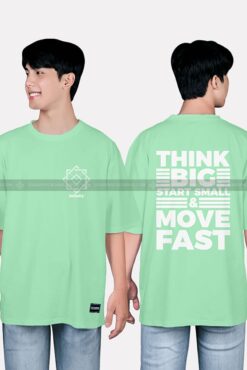 Phong cách thiết kế áo thun đồng phục lớp tie dye xanh lá