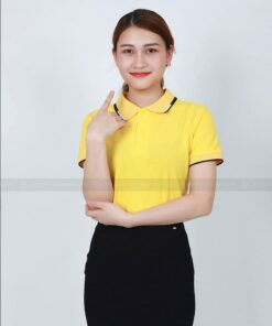 mau ban san ao polo vang chanh phoi co vang den trang 1