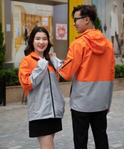 mau dong phuc ao khoac gio cam xam