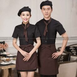 Bộ quần áo đầu bếp 07 bán sẵn chất lượng