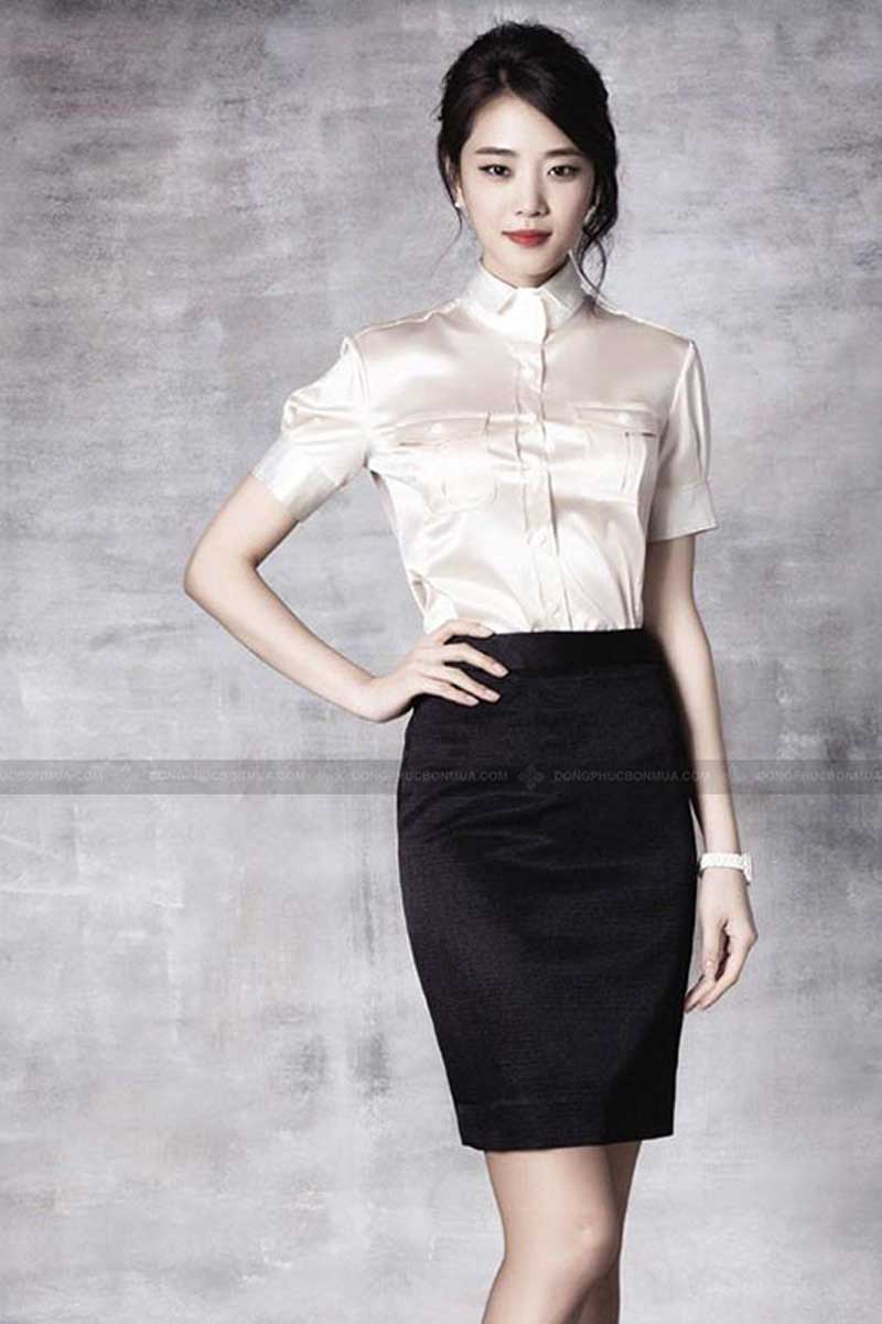 Thời trang đồng phục công sở chân váy Zuyp 4 Thiết kế chân váy đồng phục thanh lịch, mới lạ