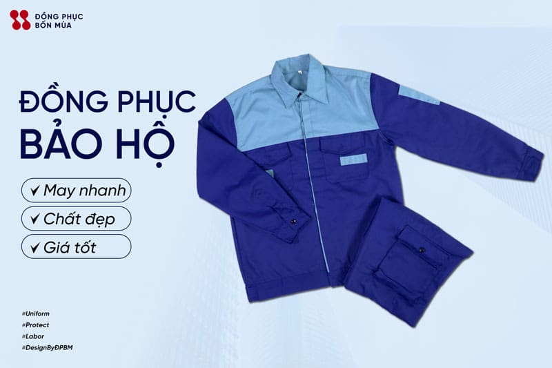 Một đồng phục công nhân sẽ bao gồm nhiều phụ kiện đi kèm