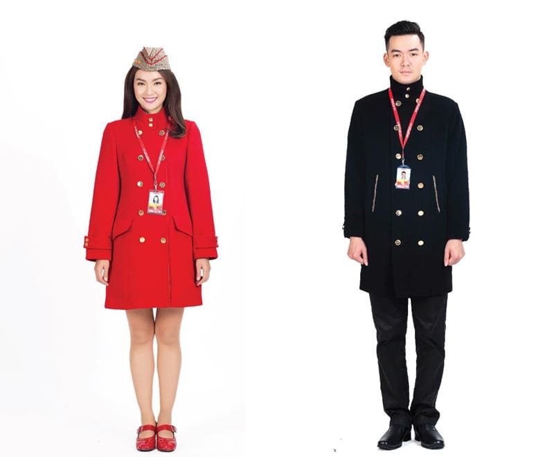 4+ mẫu áo đồng phục hàng không Vietjet trang trọng và thanh lịch 5 Áo đồng phục Vietjet mùa đông