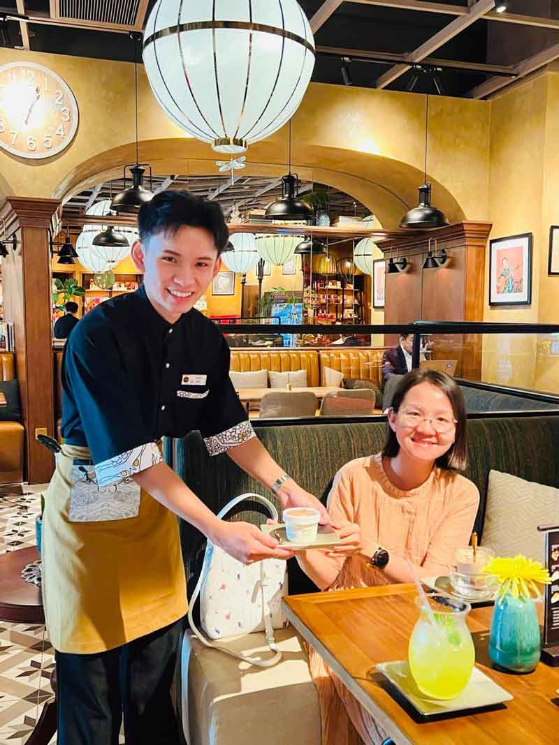 Tạp dề đồng phục nhà hàng cafe Runam Bistro