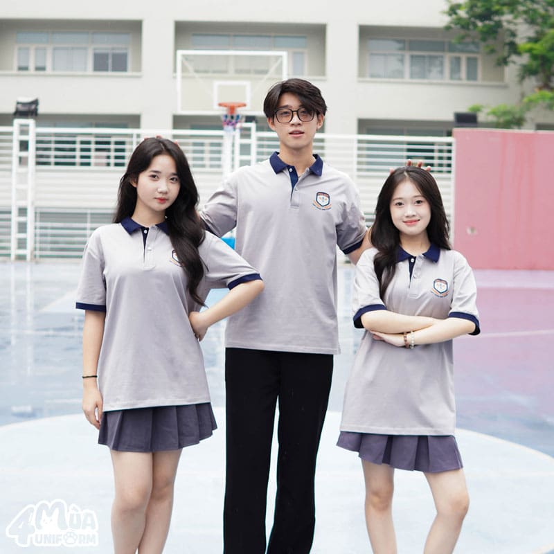 Đồng phục áo lớp Hype màu xám