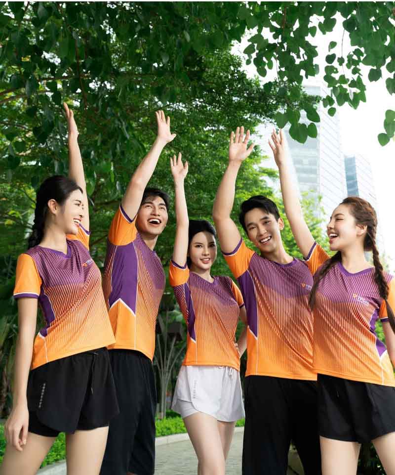 Chất liệu vải may đồng phục áo chạy bộ