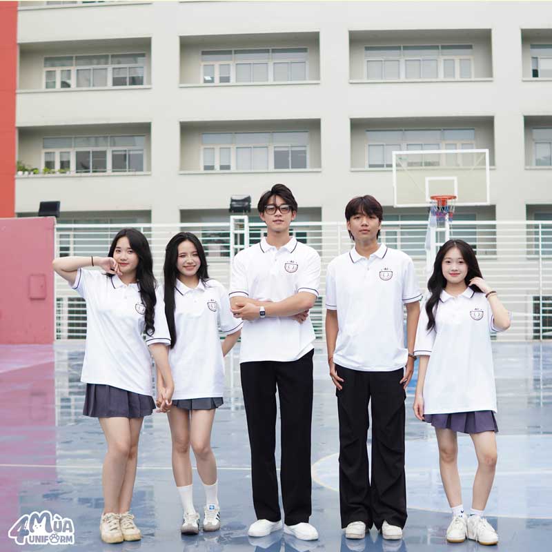Đồng phục áo lớp Hype màu trắng