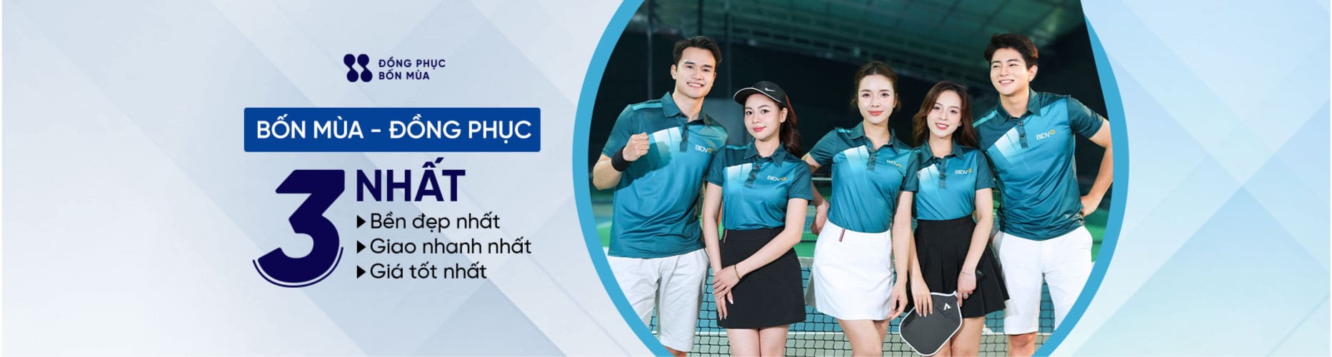 Banner định vị mới của đồng phục bốn mùa PC