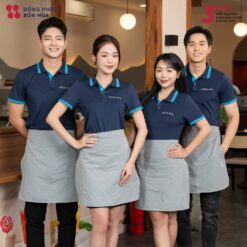 Mẫu áo đồng phục quán pizza 4p's
