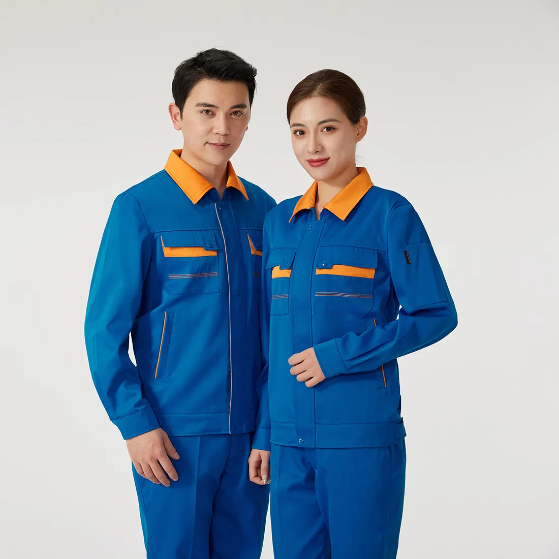 Mẫu đồng phục công ty lắp ráp linh kiện điện tử chất liệu thoáng mát, không tích điện